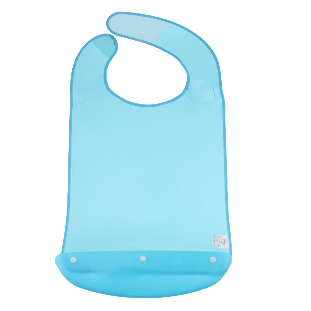 2 Pieces Waterproof EVA Bib For Adult Comfortable Clothing Flexible