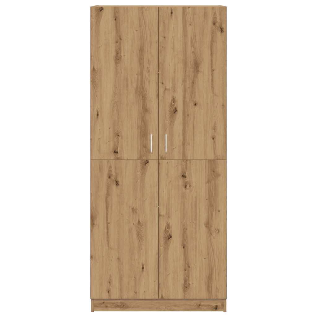 Handwerklicher Eichenschrank 90 x 52 x 200 cm Spanplatte