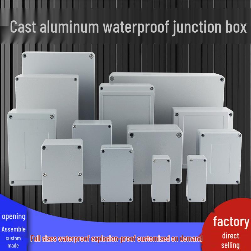 IP66 Dustproof & Explosion-Proof Cast Aluminum Junction Box for Indoor/Outdoor Security & Monitoring Applications
