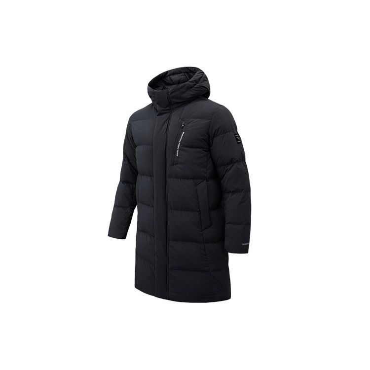 

Спортивный пуховик средней длины Anta с капюшоном Winter Edition Мужская верхняя одежда Черный 152147910-3