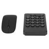 Numeric Keypad Portable Slim 2.4GHz USB Wireless Mini Black Numeric Keyboard Mouse Combo Set for Laptops Desktops PCs