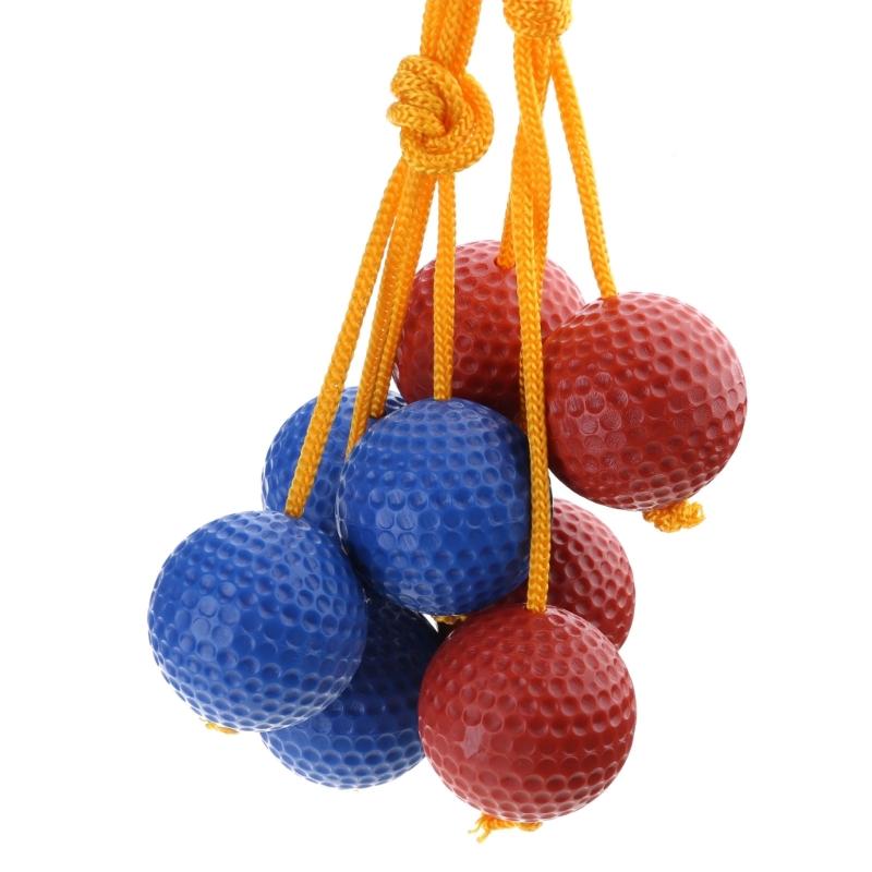 4Pcs Ladders Toss Ball Replacement Hard Golf Training Ball for Kids Adult
