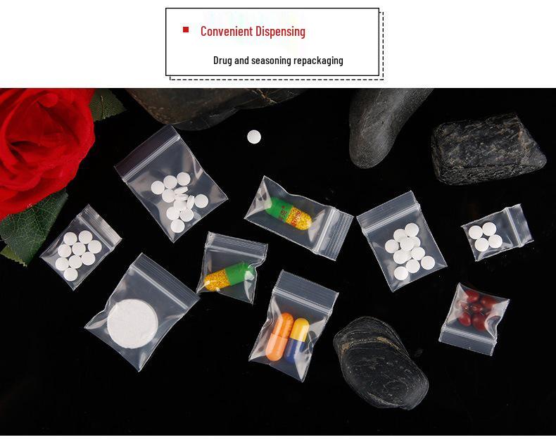 3x4x16 Silk Pouch: Dustproof, Clear, Self-Sealing Bag for Mini Jewelry