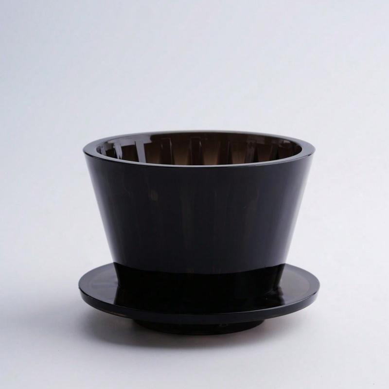 1 Stück Wiederverwendbarer Kaffeefilter Dripper, Kuchenförmiger Flachbodenfilter, Kaffeefiltertasse für Zuhause, Geeignet für Restaurant, Küche