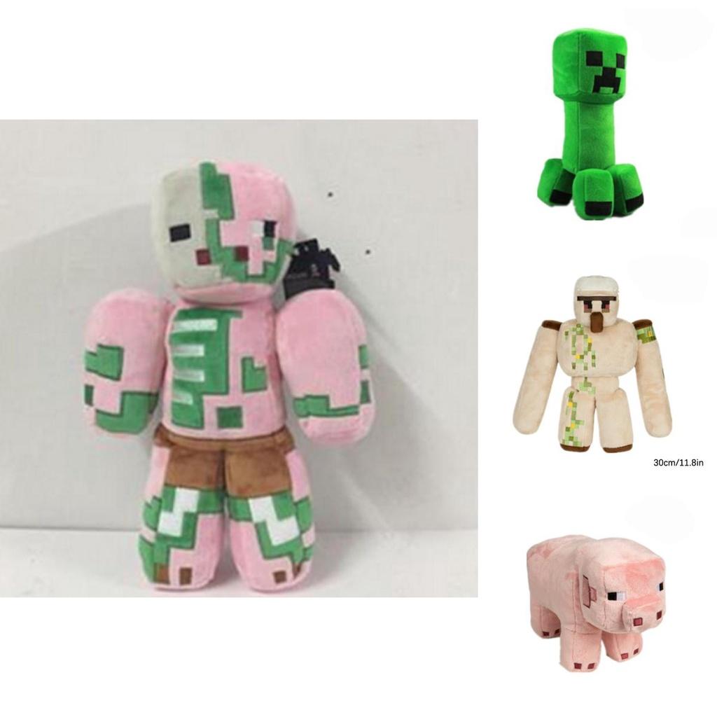 Minecraft Stuffed Animal Soft Plush Toypixel Doll Perfect Bedroom Decor For Kids And Adults