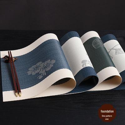Chinese Style Waterproof Heat-Resistant Placemat for High-End Dining