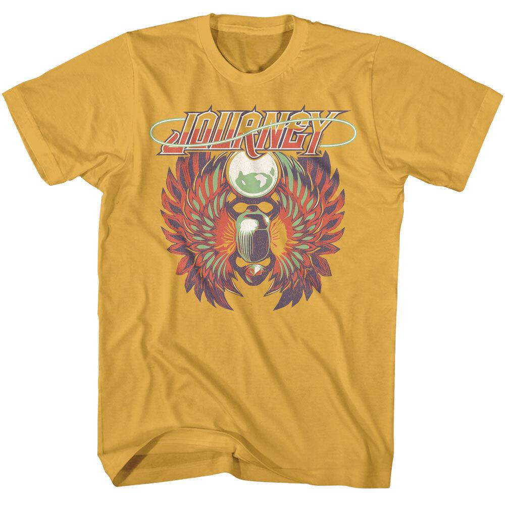 Journey T-Shirt Music Rock Band Men039;s 1979 Segmented Color New Ginger Cotton Unisex T-Shirt S