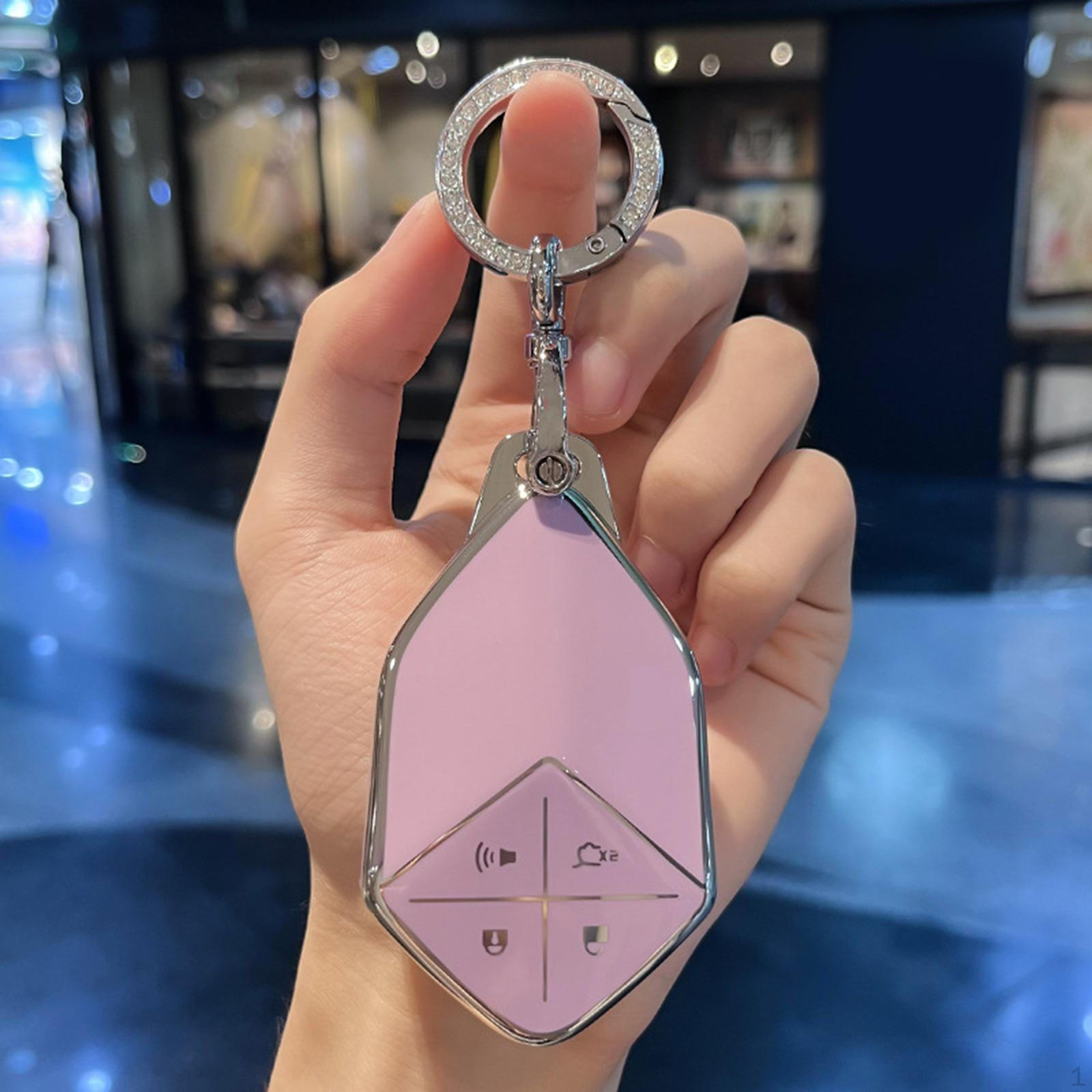 

Чехол для автомобильного ключа, пылезащитный чехол, модификация, автоаксессуары, 4 кнопки, протектор, ТПУ фиолетовый