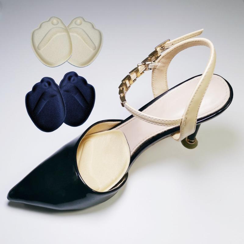 1PairHalf Size Pad Forefoot Pad Anti-pain Thickened Anti-pain Sole Pad High Heel Insole Women's Invisible Half Pad Foot Guard Sandals Silicone