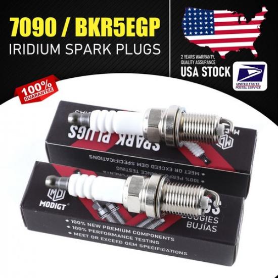 Enhance Engine Performance For NGK 7090 / BKR5EGP Iridium Spark Plugs Set 6pcs