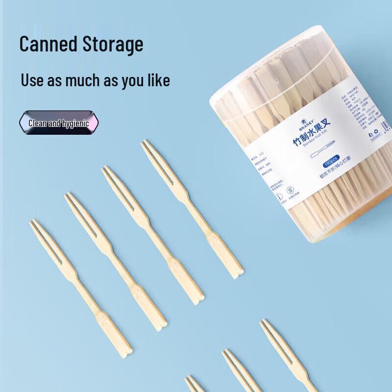 GRAREY Bamboo Fruit Forks