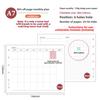A7 50Sheets Loose Leaf Notebook Refill Spiral Binder Inner Page Weekly Monthly To Do Line Grid Inside Paper Stationery