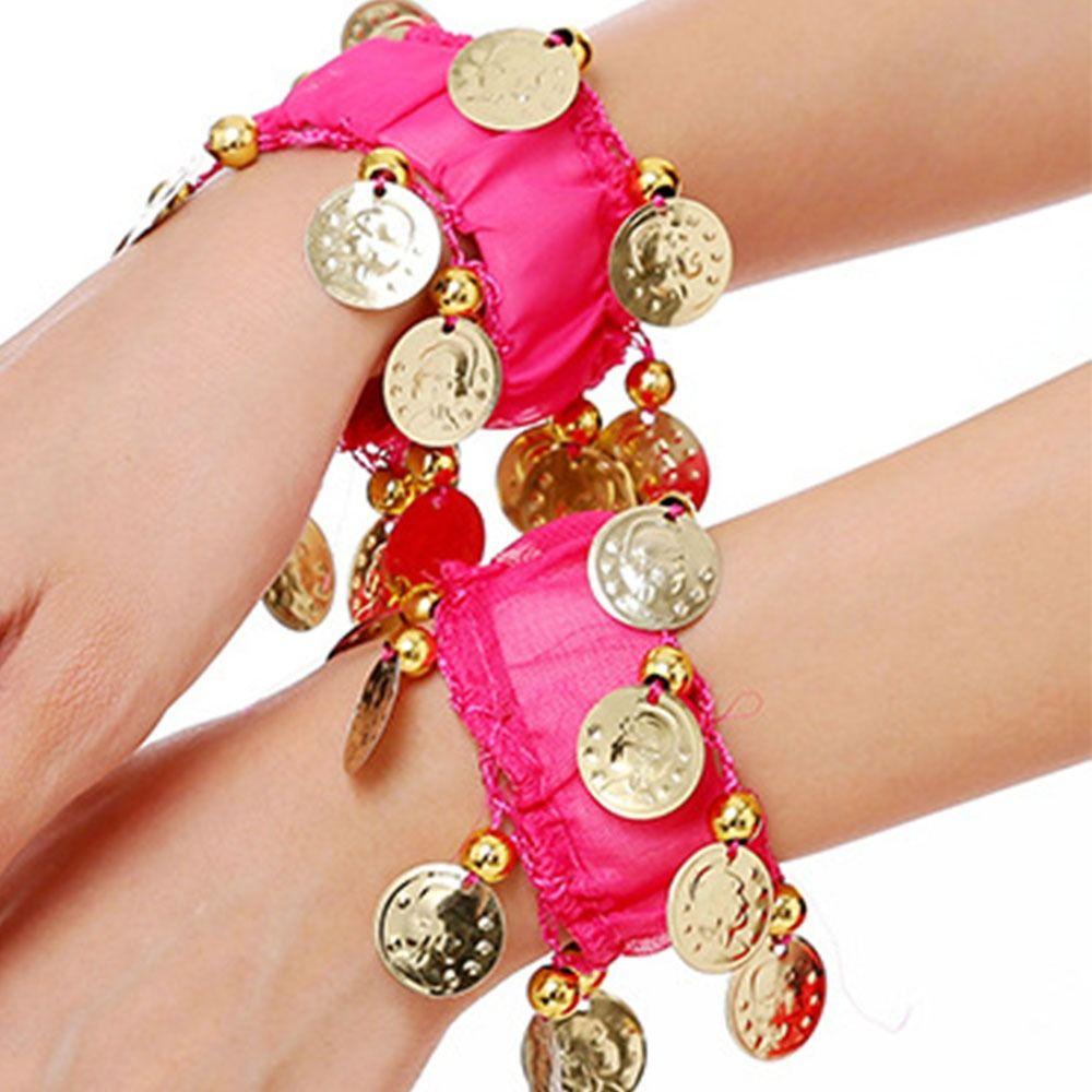 Beaded Belly Dance Cuffs Bracelets Chiffon  Elegant   BFF