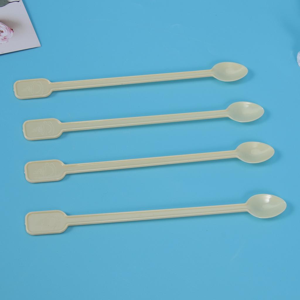 500 ks Jednorázové plastové kávové lžičky Potravinářské čajové lžičky Míchátka Swizzle Sticks pro kuchyň jídelnu