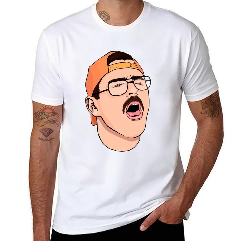 Julien Coughing TShirt Blanks Quickdrying T Shirts Men