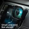 Car Air Outlet Cooling Fan USB Color Light Low Noise Auto Interior Automotive Supplies Cooler Multifunction Mini Car Fan New