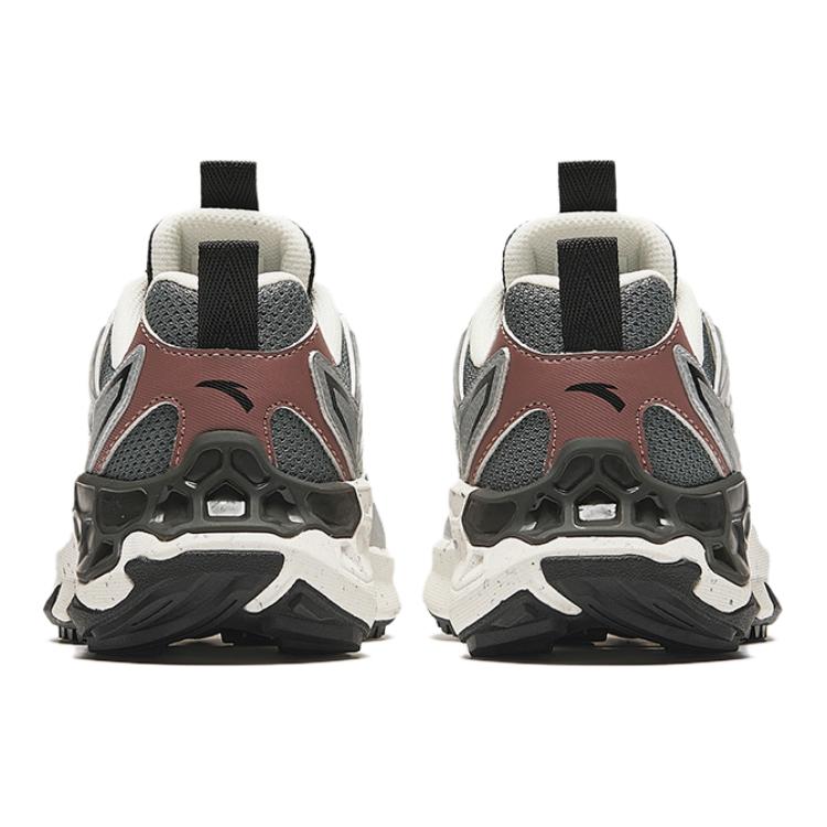 Anta Comfortable Versatile Non-Slip Wear-Resistant Low-Top Kids Running Shoes Kids Running Shoes Gray Silver 312435526-2