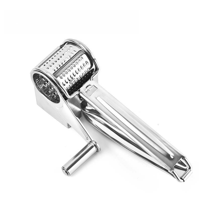 Roterande Ostrivjärn Rostfritt Stål Handhållen Ostskivare Smörstrimlare Multifunktionell Grönsaksskärare Köksredskap