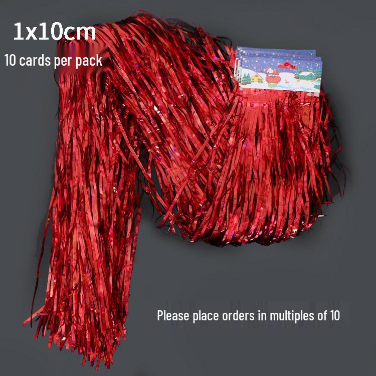 2x1m Gold Tinsel Fringe Curtain for Parties, Weddings & Photos