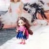 Cute 13 Joints 16cm 1/12 BJD Doll W/ Dress & Shoes Girl Toy Gift A