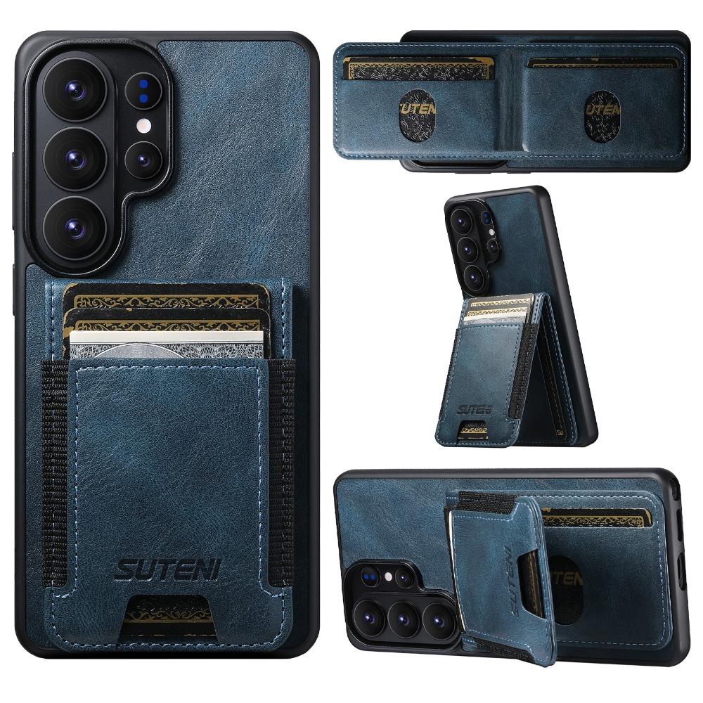 Kartenhalter Kunstleder Ständer SUTENI Luxus Handyhülle Haptik Für Samsung Galaxy S26 Ultra S25 Plus S24 S23 S22 Note20 Ultra