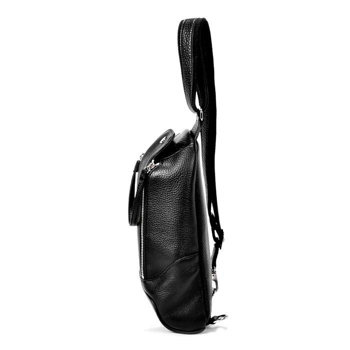 [Pelle Morbida] Body Bag Leather MB051 BLACK BLACK Free Size