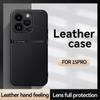 Luxury Magnetic Leather Case for Iphone 15 14 13 12 11 Pro Max Plus Xsmax Xr Shockproof Camera Protection Shell Cover Case
