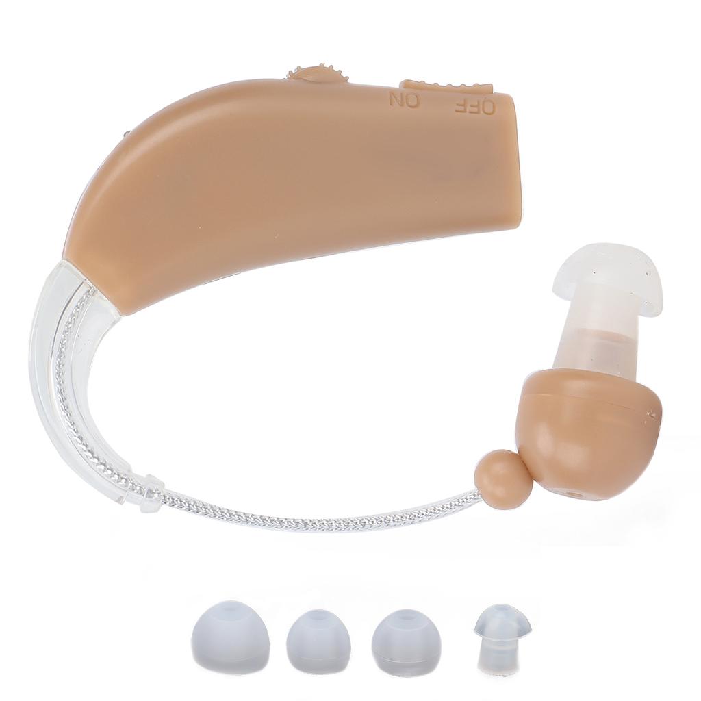 Elderly Hearing Aids Soft Silicone Rechargeable Ear Sound Enhancer USPlug