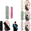 Large Capacity Exercise Yoga Mat Bag With Water Bottle Pocket And Bottom Wet Bag Sports Yoga Mat With Adjustable Shoulder Strap