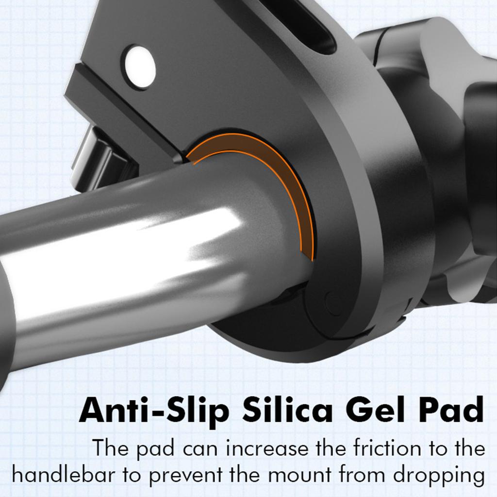 Bike Phone Mount Professional 360 Degree Rotation Adjustable Motorcycle Mobile Phone Stand for Bicycle Electric Scooter