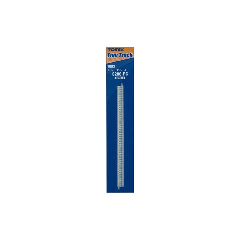 TOMYTEC TOMIX N Gauge Straight PC Rail S280-PC F 12-Piece Set 1093 Model Train Supplies