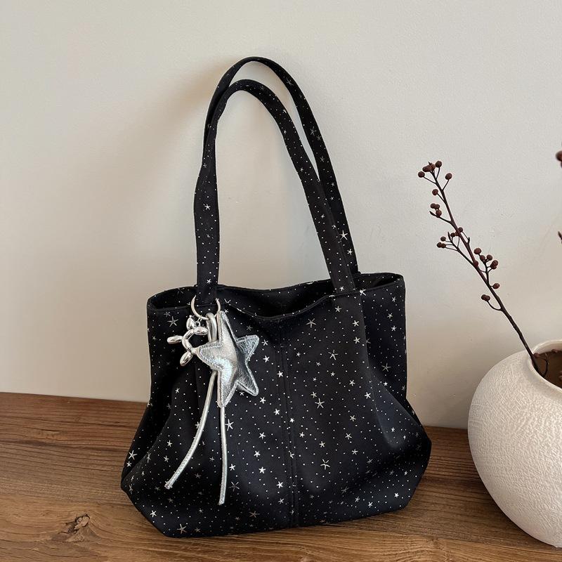 New Korean Shoulder Bag Design Sense Versatile Tote Bag Daily Leisure Travel Large Capacity Portable Shoulder Bag