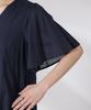 Nano Universe Made in India Cotton Flared Size S Dress, Women's, (120), Navy, 669-5119303