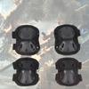 Knee and Elbow Protector Set Motorcycle Knee and Elbow Pads for Adults Cycling Biking Nylon
