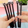 10Pcs/Lot Cute Black Cat Gel Pen 0.5mm Black Ink Kawaii Big Eye Kitten Netural Pens Kids School Stationery Office Supplies