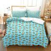 3D Print Cartoons Aggretsuko Bedding Set Duvet Cover Sheet Printed Bed Set Pillowcase Bed Full Queen King Size Comforter Bedroom