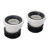 PVC WC Drain Nozzle for Toilet Pipe Connection Straight or Eccentric Offset Designs 0cm 2cm 5cm 10cm Sewage Application