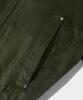 Dimitri Black 2Way Crop Corduroy Drizzler Jacket_Olive