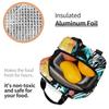 Statue Of Liberty Graffiti Insulated Lunch Bag for Women Office Cooler Thermal Food Box Tote Portable Lunch Boxes Container