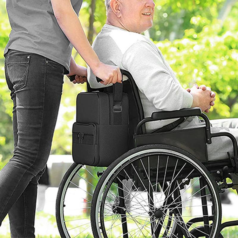 Wheelchair Rear Bag Waterproof Storage Bag Large Capacity Stroller Carry Bag Backpack Mobility Scooter Hanging Bag Shopping Bag