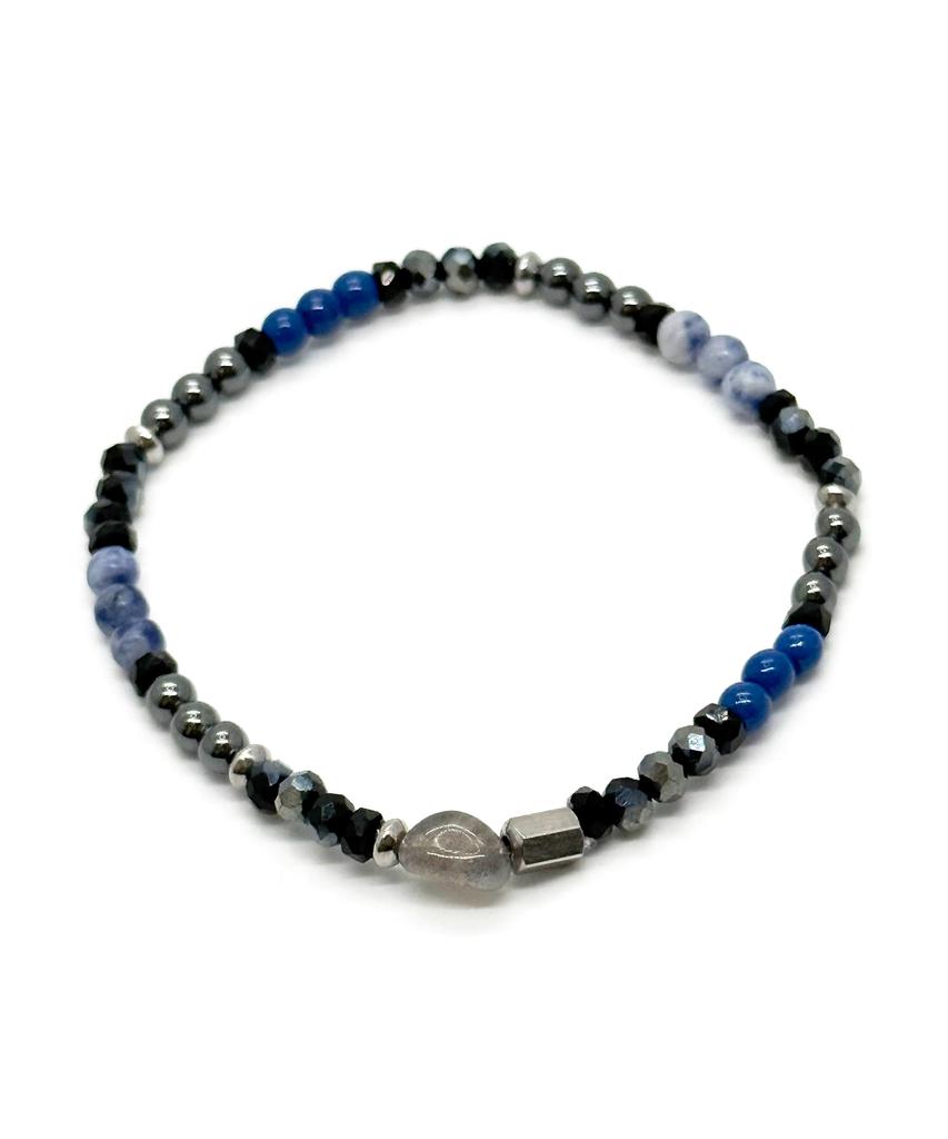 Monoflux Core Tone Gemstone Bracelet _ Blue Core