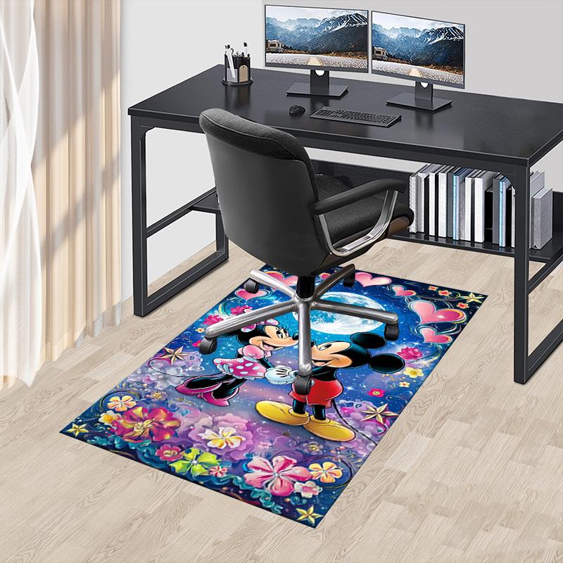 Mickey Minnie Romance Carpet For Playroom Bedroom Living Room Sofa Home Decorkids Game Area Rug Nonslip Floor Mat