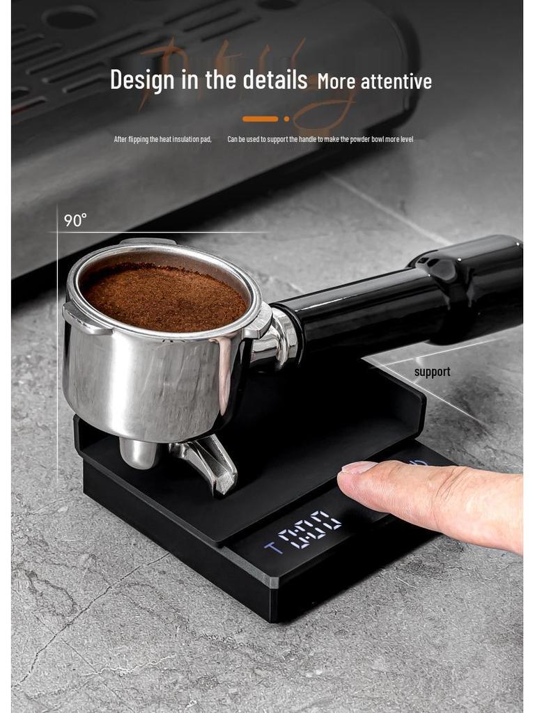 Mini Electronic Coffee Scale with Timer – 0.1g Precision for Pour Over & Espresso