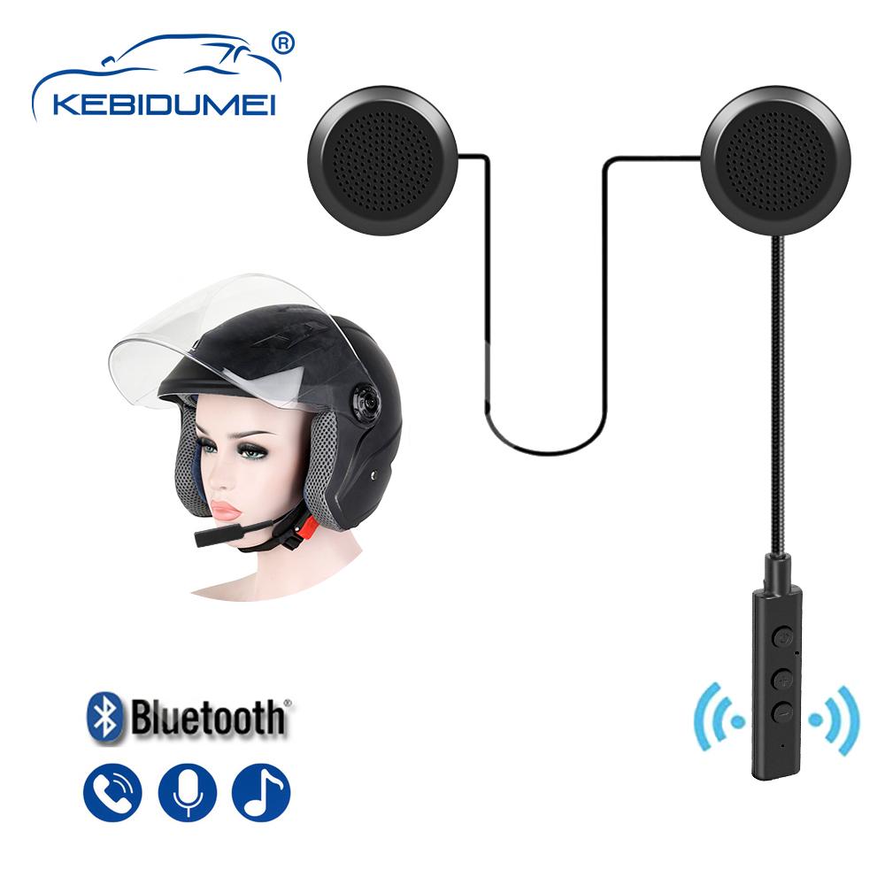 Bluetooth Motorcycle Helmet Headset Wireless Handsfree Moto Headset Music Earphone Hands Free Call Waterproof Cycling Headphone