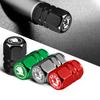 4Pcs Car Tire Valve Caps Metal Dustproof Wheel Stem Cover For Yeti Kamiq Kodiaq Karoq Octavia Fabia Rapid Vrs Mk3 Superb