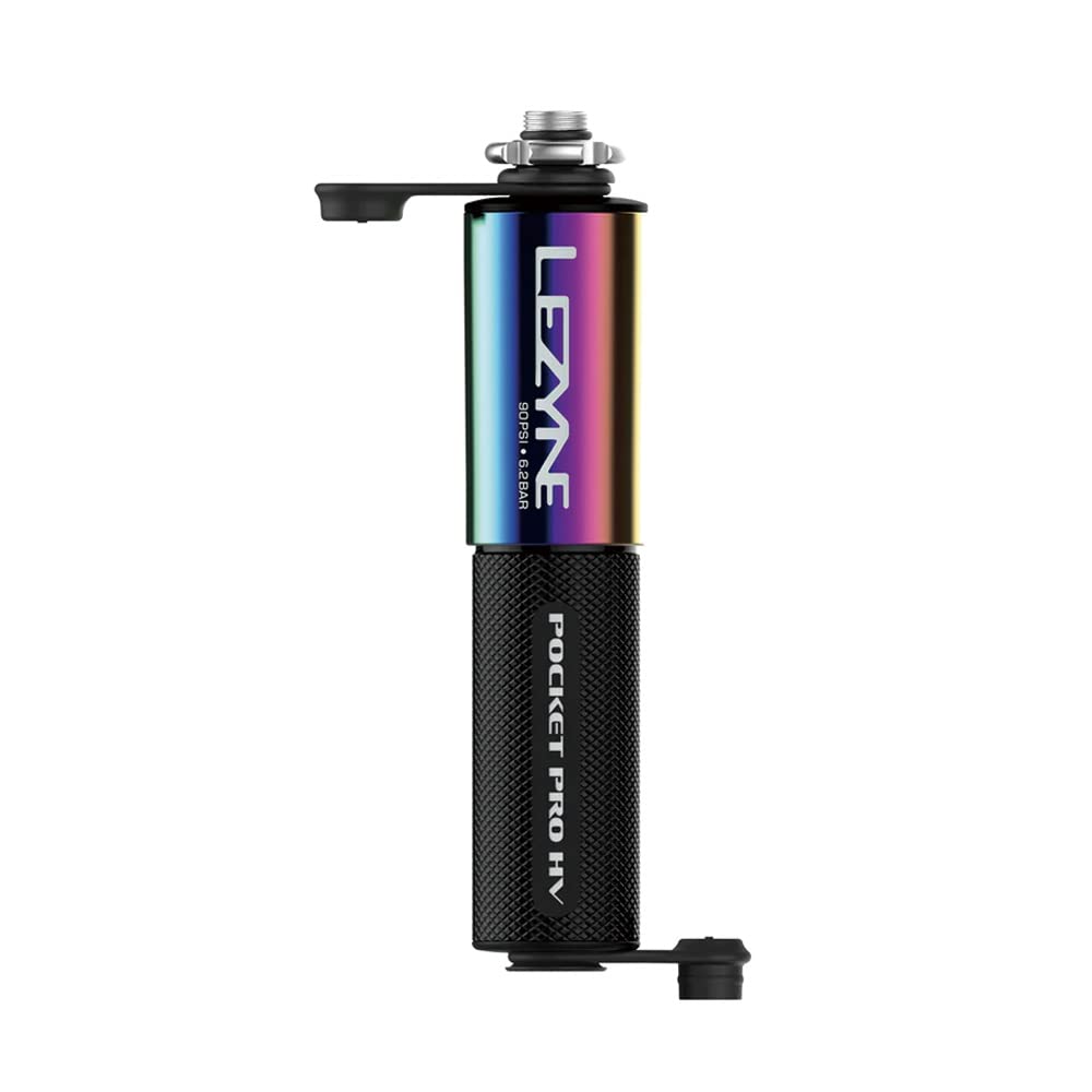 

Japanese LEZYNE Bicycle Hand Pump Air Pump POCKET DRIVE PRO HV French Style American Style 14cm Neo Metallic Gloss Black [Genuine Product]