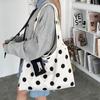Fashion Polka Dot Crossbody Bag Versatile Lace-up Shoulder Bag Double-sided Crossbody Bag  Commute
