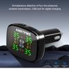 Car Accessories Car TPMS USB Digital Tpms Tire Pressure Alarm System Wireless Universal TPMS Sensors with 4 External Sensors Auto Security Alarm