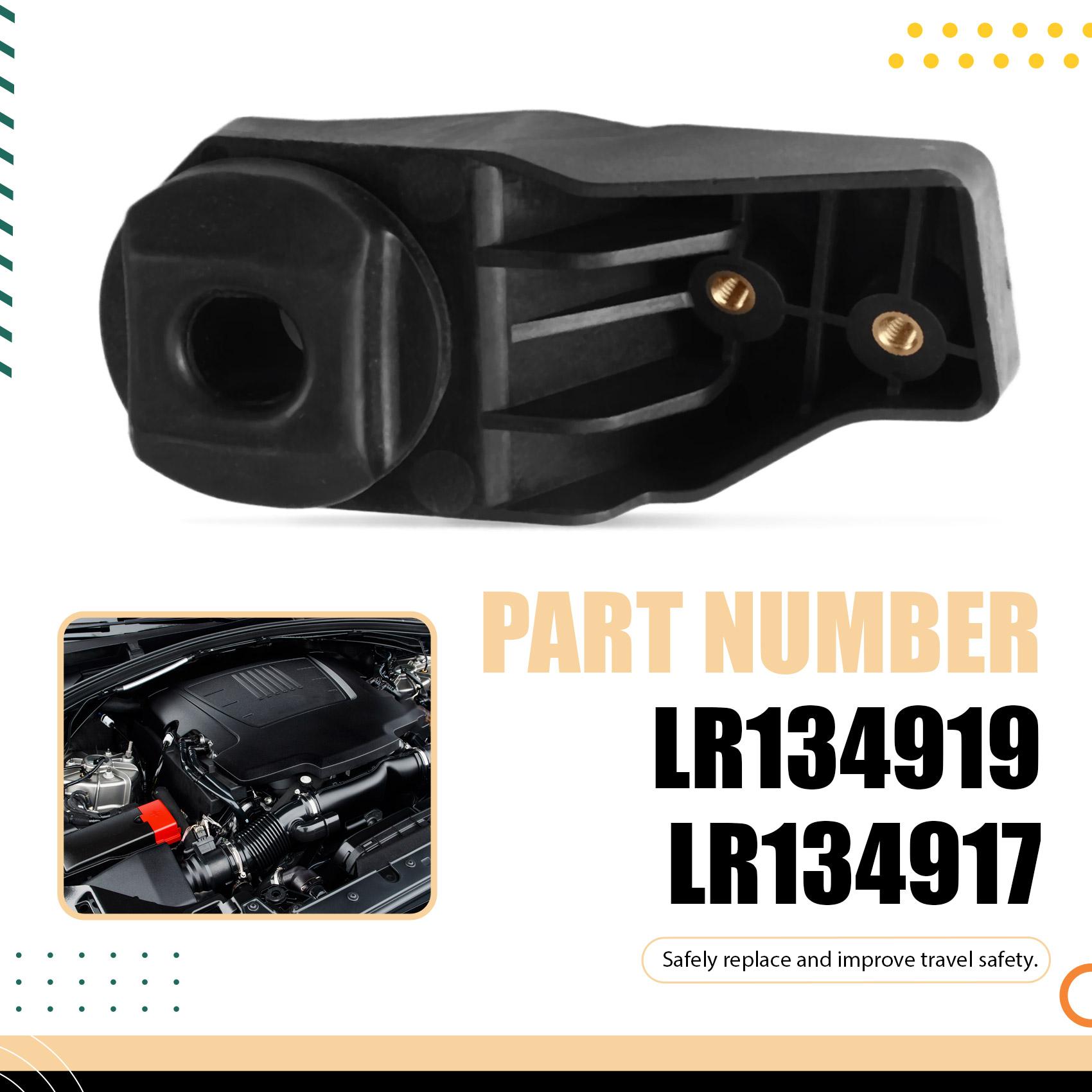 LR134919 LR134917 Верхний кронштейн крепления для сердцевины радиатора 1 пара для Land Rover Range Rover Velar Sport 2018- 2020 чёрный