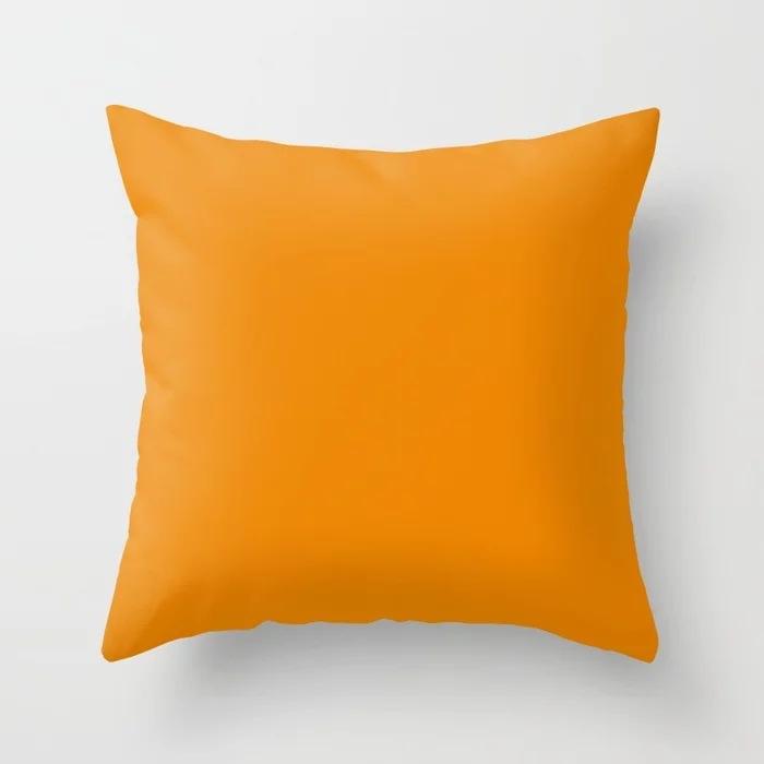 Modern Simple Solid Color Double-Sided Printed Pillow Cover Pillow Core Home Sofa Cushion Pillow Cover Premium